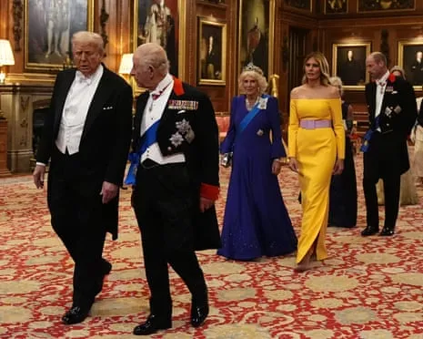 Royals Deploy Grand Welcome Amid Demonstrations; Kimmel Taken Off Air Over Charlie Kirk Comments